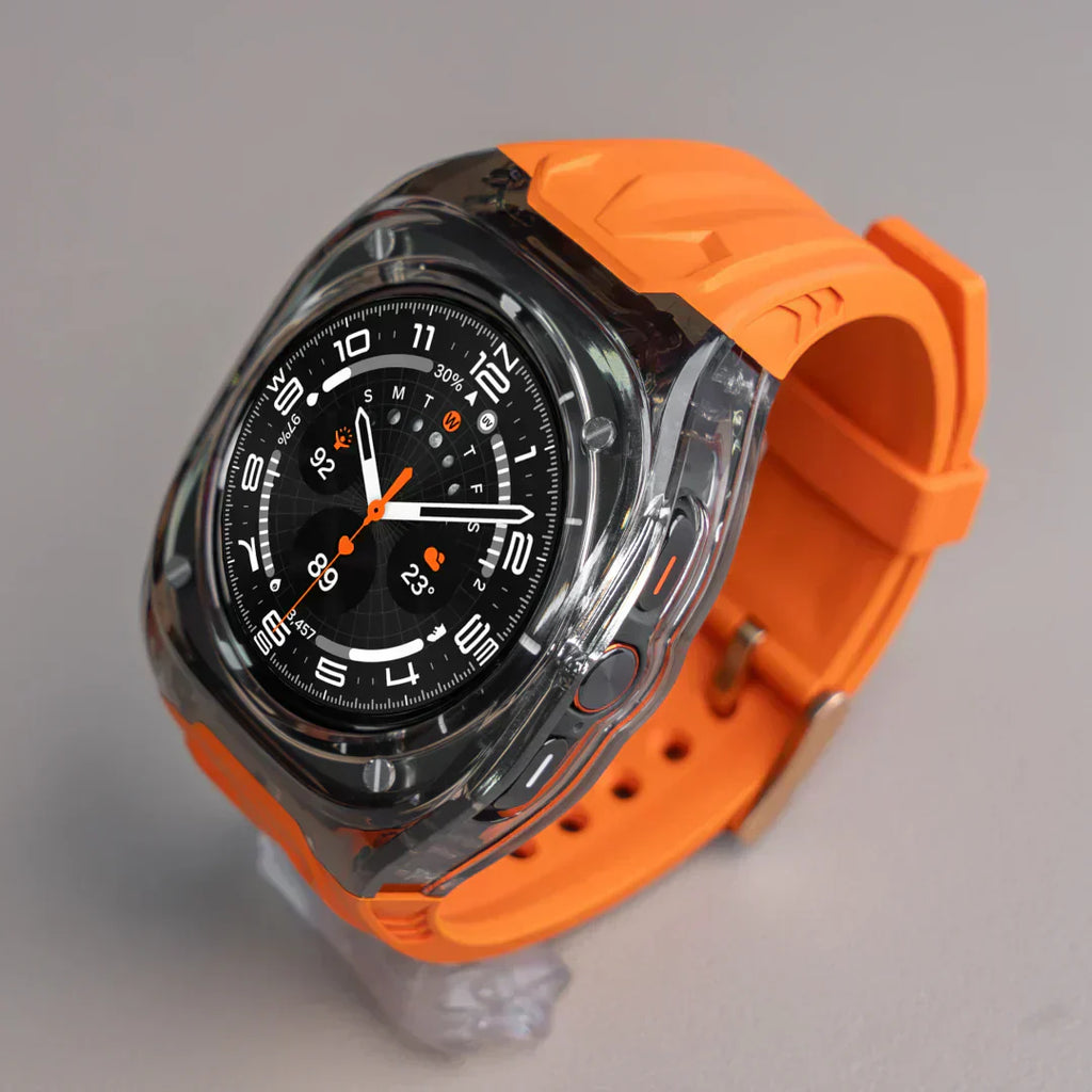 Pouzdro a řemínek Samsung Galaxy Watch Ultra, sada Lumeo Retrofit, 47 mm