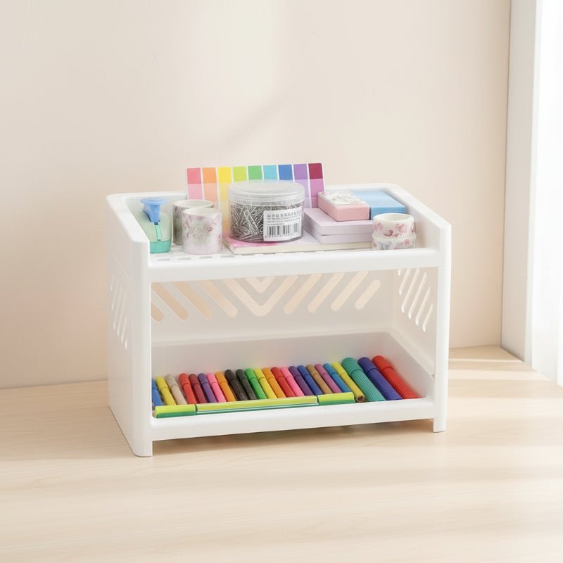 Estante doble de almacenamiento para cocina, baño y escritorio - Fioriscas