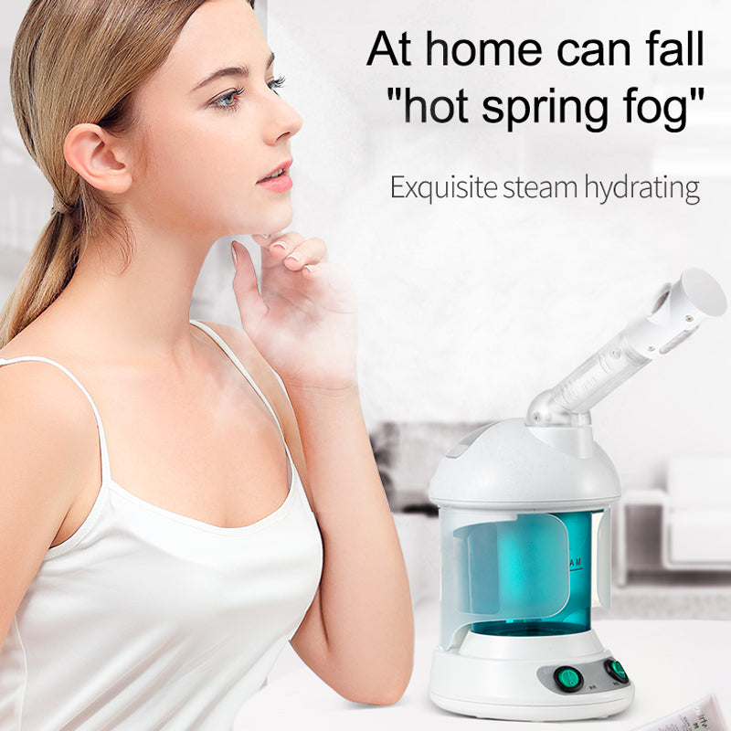 Facial Steamer, 360° Swivel Arm, Nano-Ionic Deep-Pore Steam