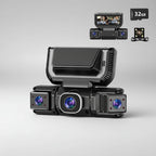 Cameră de bord la 360 de grade, cu patru canale, Full HD, WiFi și vedere nocturnă | Fioriscas