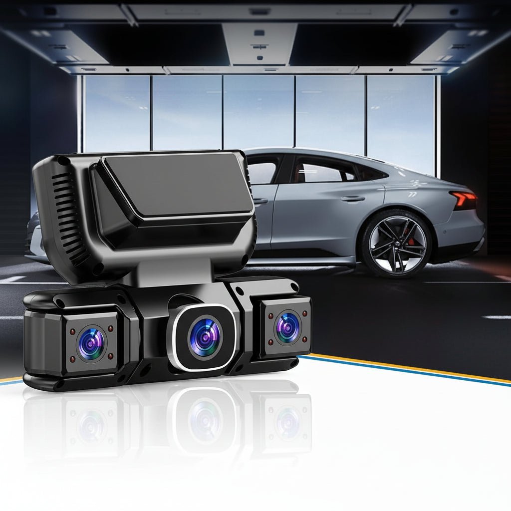 Cameră de bord la 360 de grade, cu patru canale, Full HD, WiFi și vedere nocturnă | Fioriscas