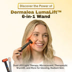 LuminaWave 6-in-1 Facial Wand | 5-Minute At-Home Professional Facial Treatment | Fioriscas