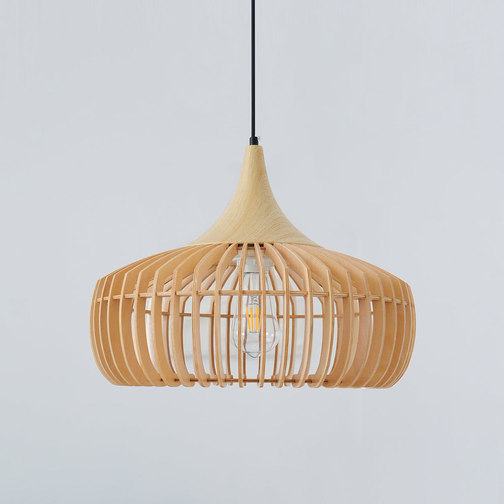 Zivora Natuurlijke Bamboe Rieten Hanglamp | Fioriscas