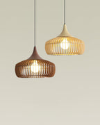 Zivora Natuurlijke Bamboe Rieten Hanglamp | Fioriscas