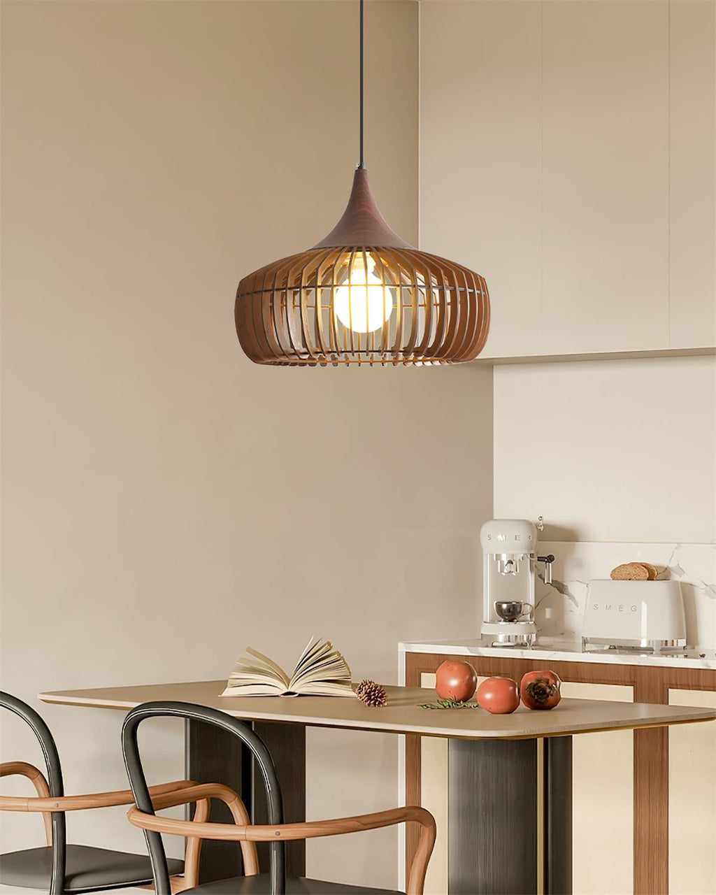 Zivora Natuurlijke Bamboe Rieten Hanglamp | Fioriscas