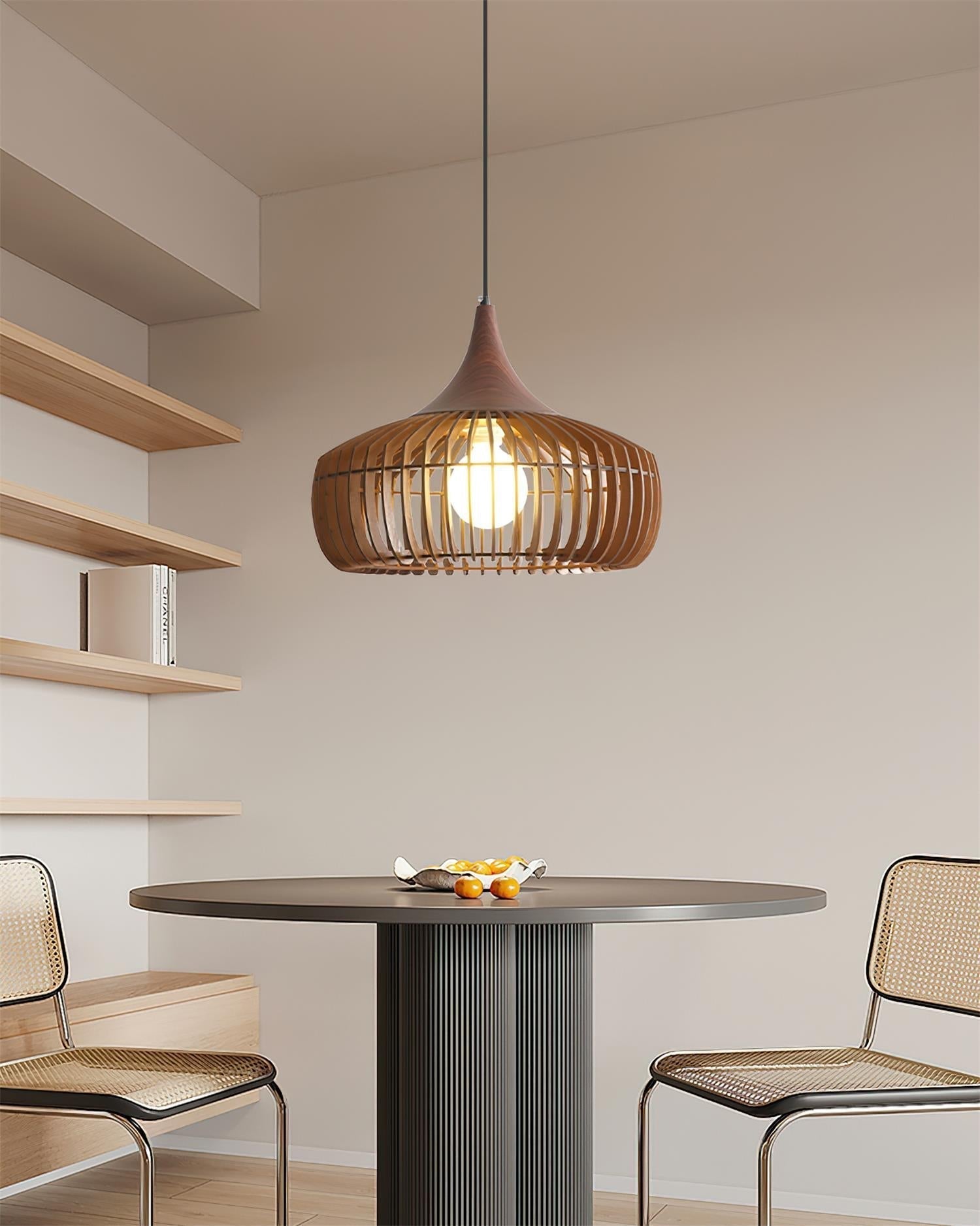 Zivora Natuurlijke Bamboe Rieten Hanglamp | Fioriscas