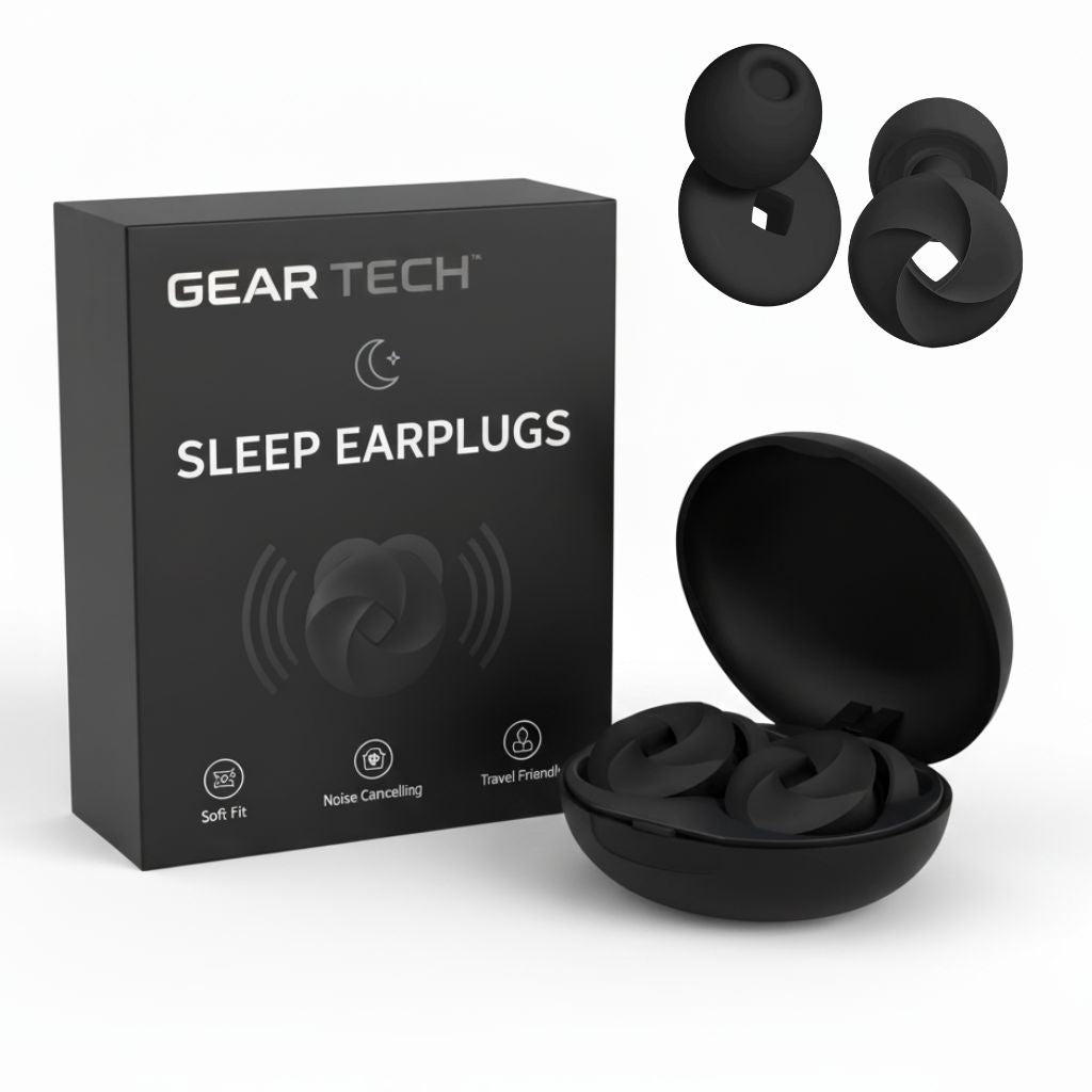 SlumberNest-Silikon-Schlaf-Ohrstöpsel, 33 dB Geräuschreduzierung, 6 Farben
