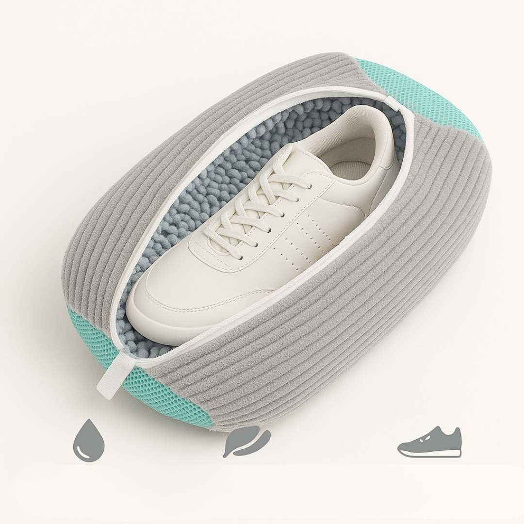 Nori waterbestendige mesh-wastas voor sneakers en schoenen