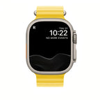 Nautisle justerbar dykkerrem i rørformet silikone, passer til Apple Watch