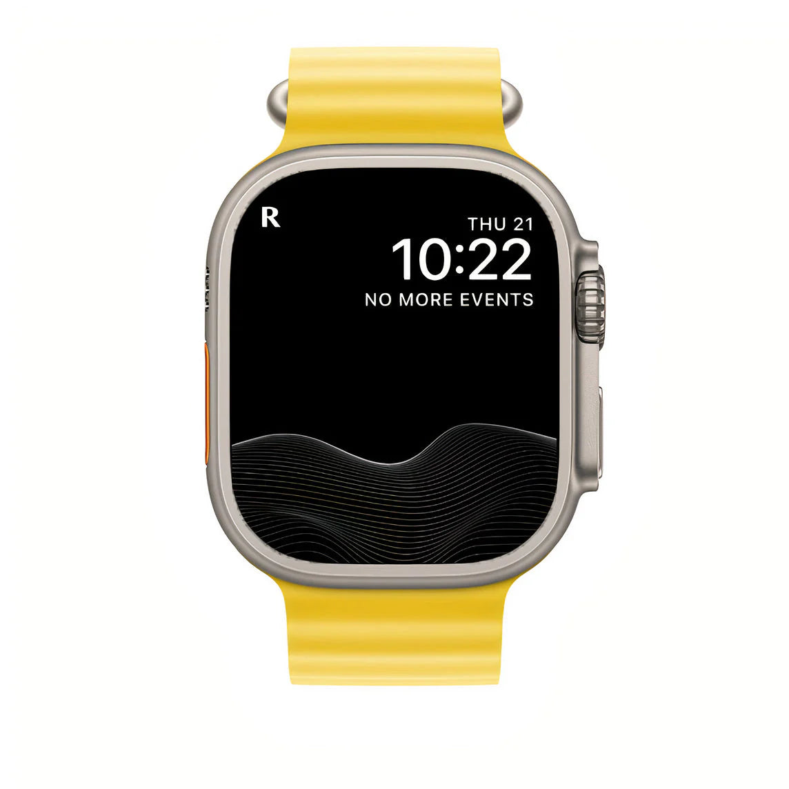 Nautisle justerbar dykkerrem i rørformet silikone, passer til Apple Watch