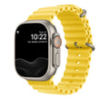 Nautisle justerbar dykkerrem i rørformet silikone, passer til Apple Watch