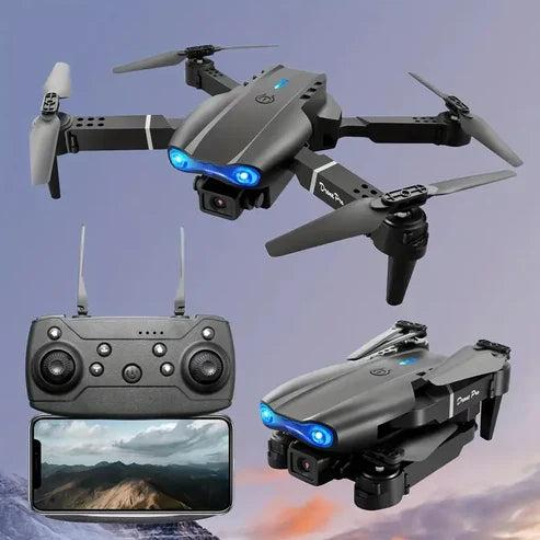E88 Professional vikbar drönare med 4K HD-kamera och WiFi-FPV | Fioriscas
