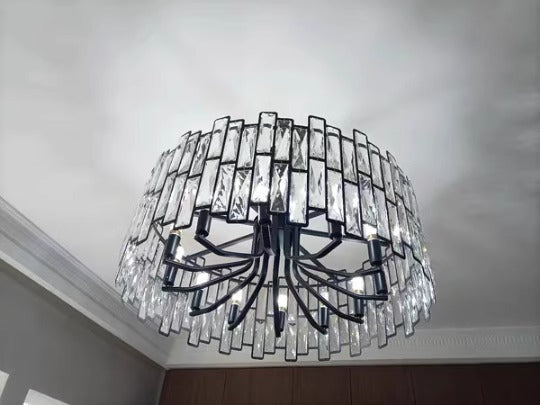 K9 Crystal Chandelier, Kylar Arden Collection With Dimmable LED
