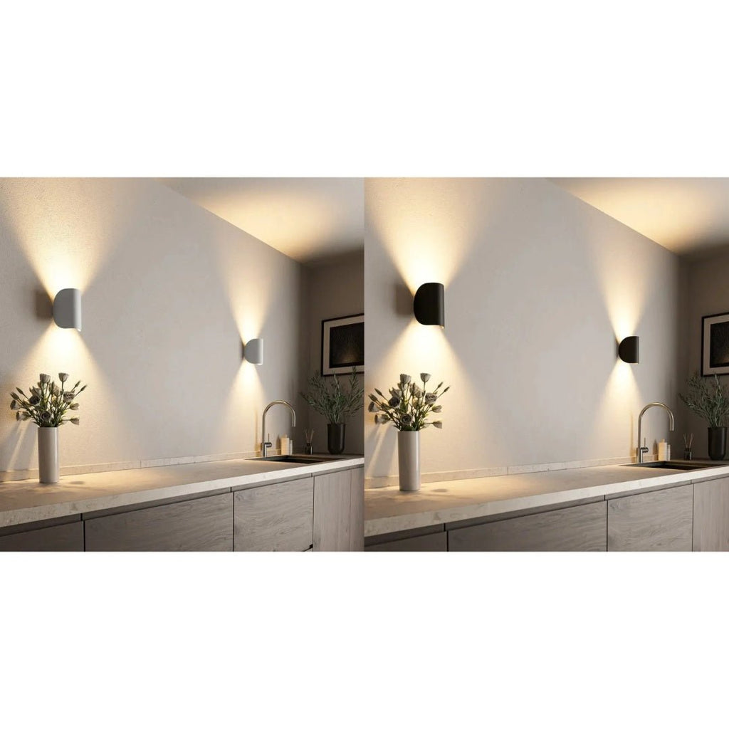 Modern LED-vägglampa för energieffektiv belysning i vardagsrummet - Fioriscas
