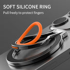 MagSafe telefonringgreb, 360° roterende magnetisk kickstand og selfie-håndtag