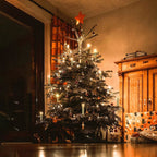 やさしいLEDの光が灯る、炎を使わないクリスマスキャンドルセット - Fioriscas