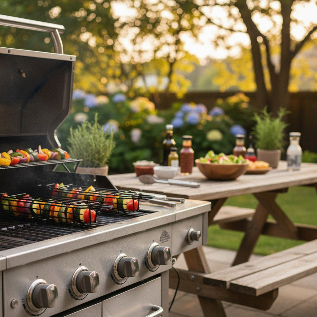 EasyGrill-antiaanbakgrill met veilig deksel voor perfecte resultaten | Fioriscas