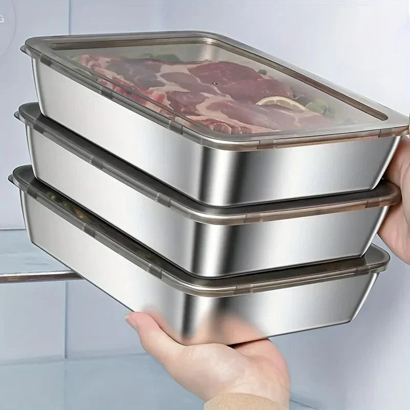 Lunchbox in acciaio inox con sigillo per freschezza e gusto - Fioriscas