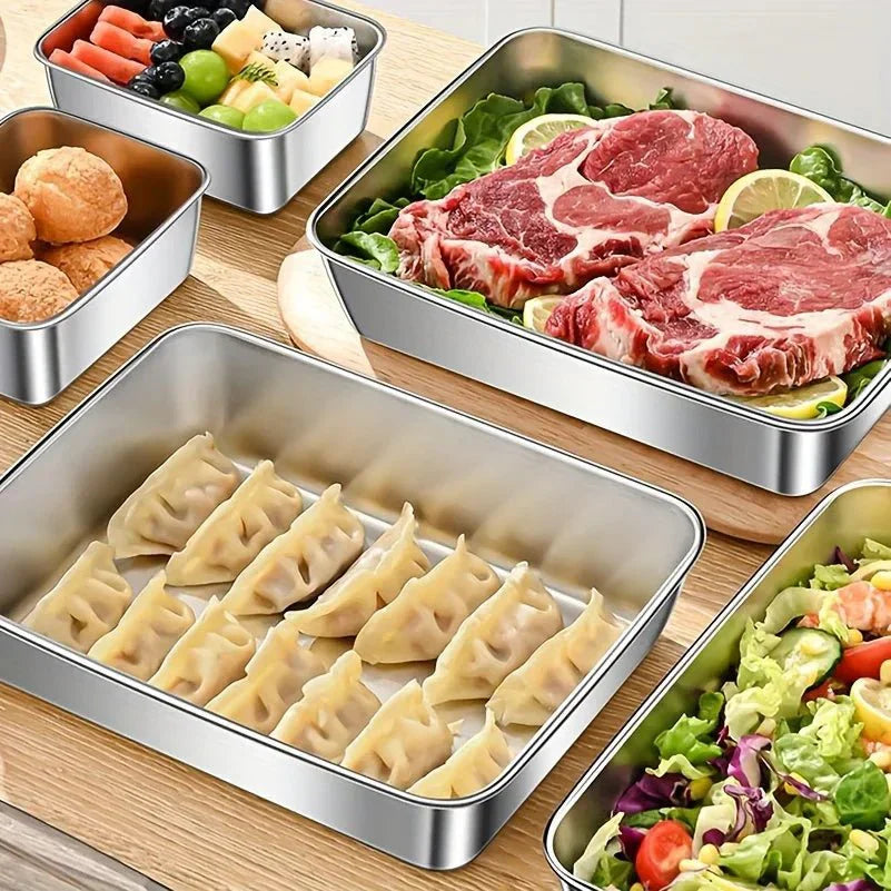 Lunchbox in acciaio inox con sigillo per freschezza e gusto - Fioriscas