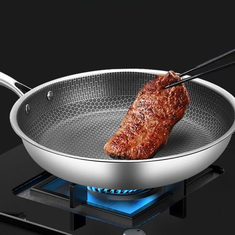 Rustfrit stål non-stick stegepande til nem madlavning - Fioriscas