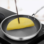 Rustfrit stål non-stick stegepande til nem madlavning - Fioriscas