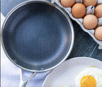 Rustfrit stål non-stick stegepande til nem madlavning - Fioriscas