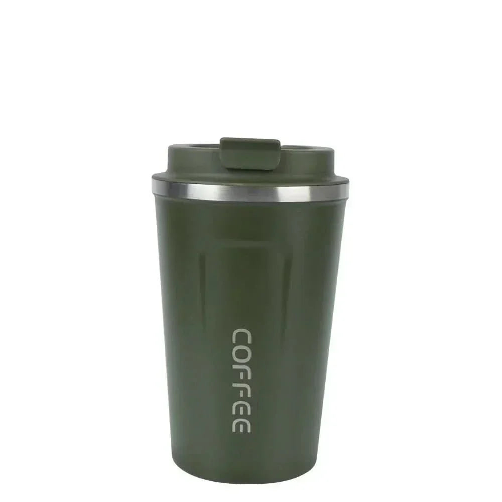 コーヒー＆ティー用断熱トラベルマグ、380ml/510ml、漏れ防止 - Fioriscas