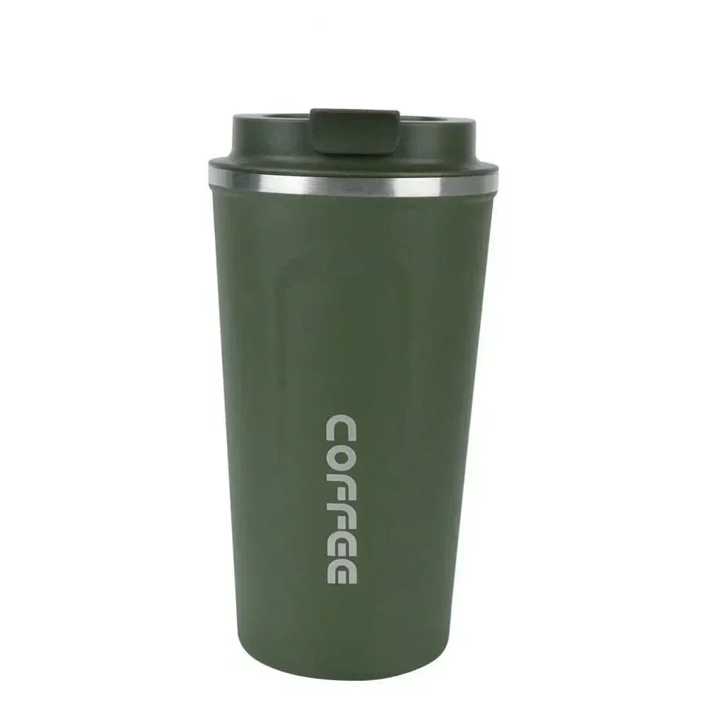 コーヒー＆ティー用断熱トラベルマグ、380ml/510ml、漏れ防止 - Fioriscas