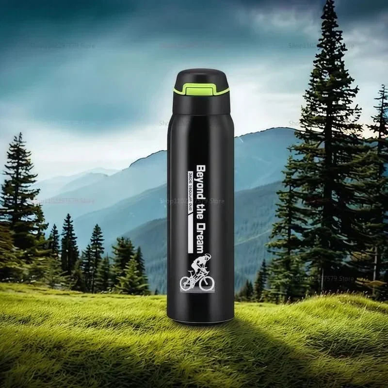 Vacuum Stainless Steel Water Bottle 500ml, Double-Walled & Leak-Proof - Fioriscas