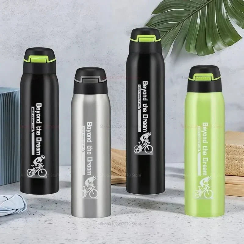 Vacuum Stainless Steel Water Bottle 500ml, Double-Walled & Leak-Proof - Fioriscas