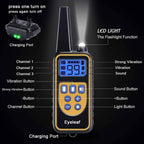 Collier de dressage rechargeable pour chiens, portée de la télécommande de 800 m et conception étanche