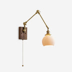 Brione Vintage Adjustable Swing Arm Wall Lamp - Neutralighting