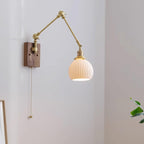Lampada da parete vintage Brione con braccio oscillante regolabile | Fioriscas