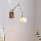 Lampada da parete vintage Brione con braccio oscillante regolabile | Fioriscas
