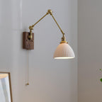 Lampada da parete vintage Brione con braccio oscillante regolabile | Fioriscas
