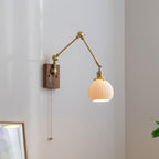 Lampada da parete vintage Brione con braccio oscillante regolabile | Fioriscas