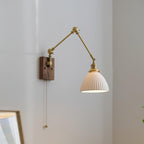 Brione Vintage Adjustable Swing Arm Wall Lamp - Neutralighting