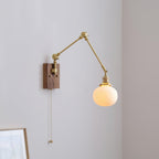 Brione Vintage Adjustable Swing Arm Wall Lamp - Neutralighting