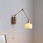 Brione Vintage Adjustable Swing Arm Wall Lamp - Neutralighting
