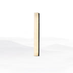 Wandleuchte mit Alabaster-Schirm, vertikale Messing-Wandleuchte Lyra