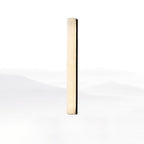 Wandleuchte mit Alabaster-Schirm, vertikale Messing-Wandleuchte Lyra
