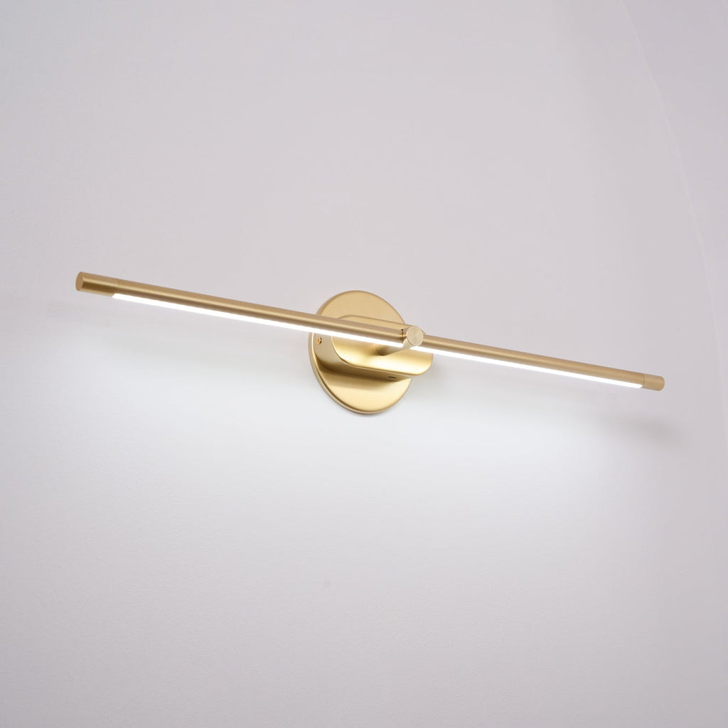 AstraLume genopladelig væglampe med berøringsstyring og lineært design