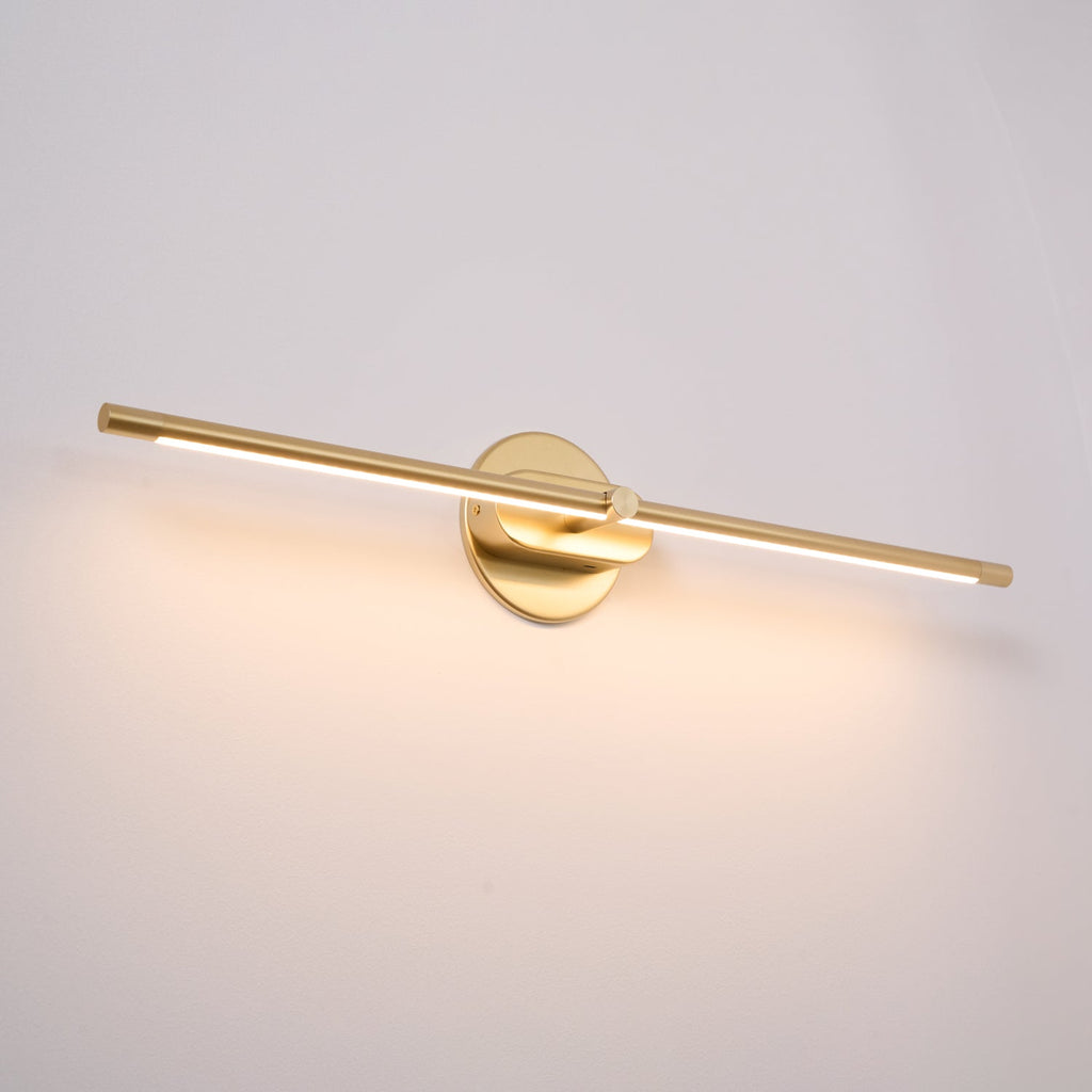 AstraLume genopladelig væglampe med berøringsstyring og lineært design