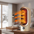 ThermaLite compacte keramische ruimteverwarmer, stille werking, 800 W, digitale thermostaat