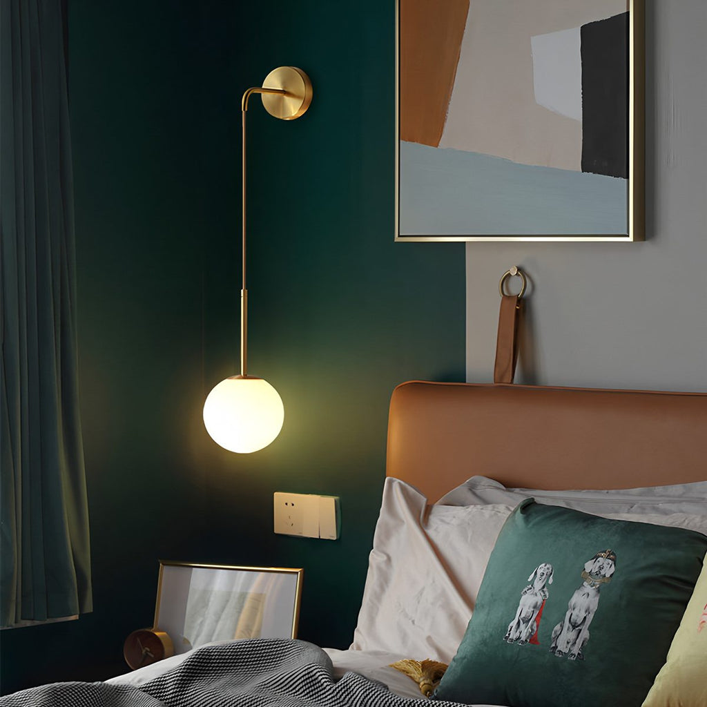 Wisząca lampa ścienna HaloWeave z regulowanym kablem do ambientowego światła