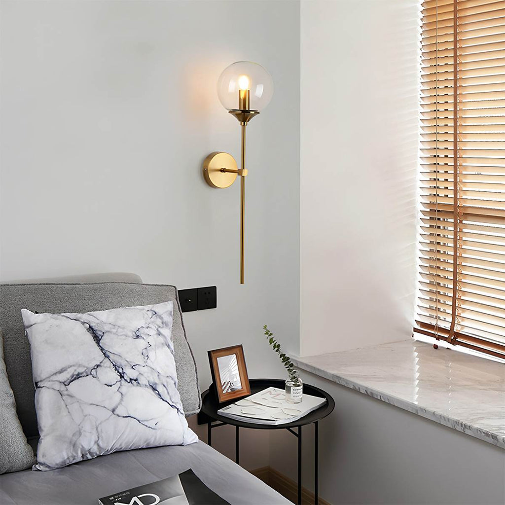 Klasická nástěnná lampa HorizonAura s moderním ambientním osvětlením  