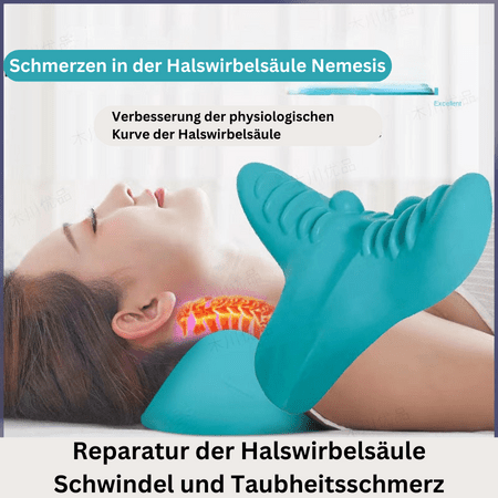 Ergonomic Neck Massage Pillow for Relaxation & Pain Relief - Fioriscas