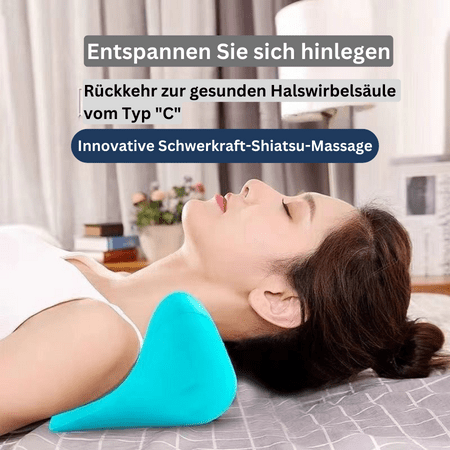 Ergonomic Neck Massage Pillow for Relaxation & Pain Relief - Fioriscas