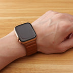 Apple Watch Leather Link Band, Kerrin Magnetic Closure Strap