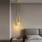 Lampada a sospensione moderna NovaLume con corpo in alluminio, paralume in acrilico e cavo regolabile